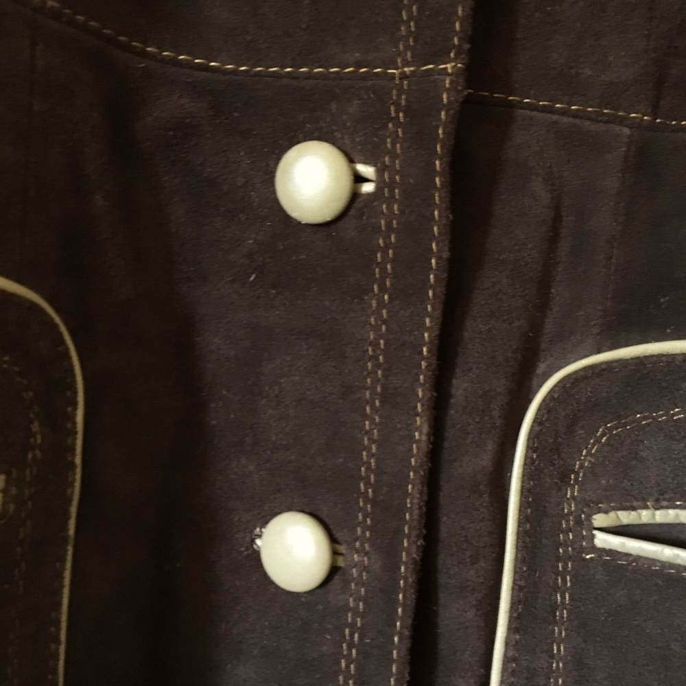 Perfect Vintage Leather Jacket - Warm Winter Coat - Picture 11 of 16